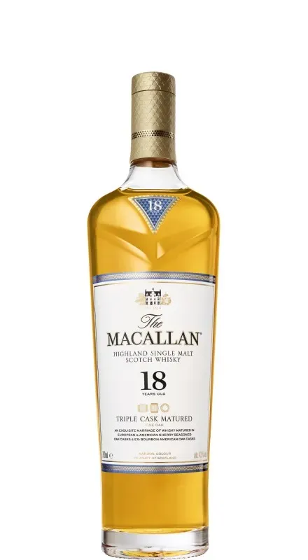 The Macallan Triple Cask 18 anni single malt whisky sherry barrique