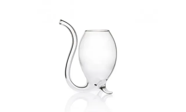 Showbar Cat Cup Fat bicchiere vetro 170ml sagoma gatto