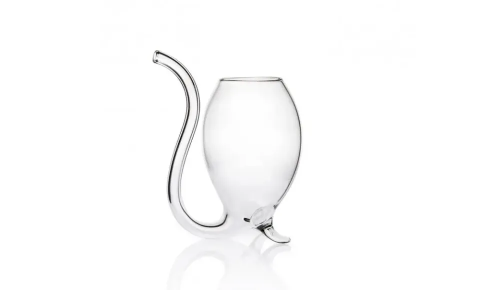Showbar Cat Cup Fat bicchiere vetro 170ml sagoma gatto