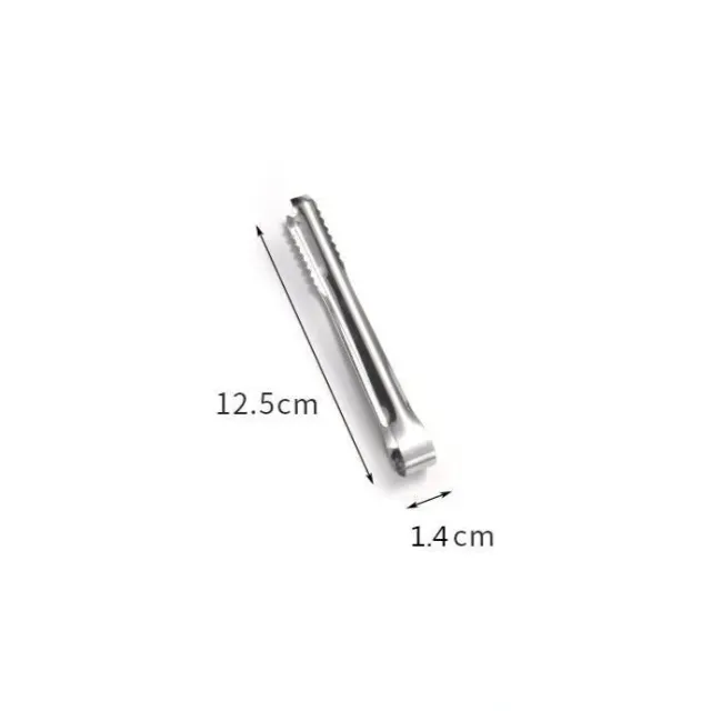 Cocktail Ceremony Bar Ice Tongs pinza ghiaccio acciaio 15 cm
