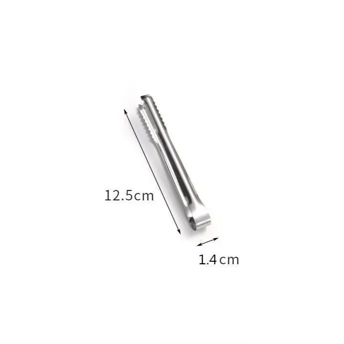 Cocktail Ceremony Bar Ice Tongs pinza ghiaccio acciaio 15 cm