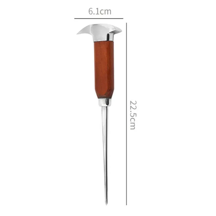 Cocktail Ceremony Ice Pick punzone ghiaccio legno 22,5 cm