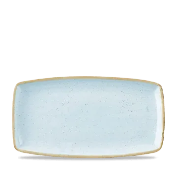 Churchill Stonecast Azzurro Puntinato vassoio rettangolare 6 pezzi 35 cm
