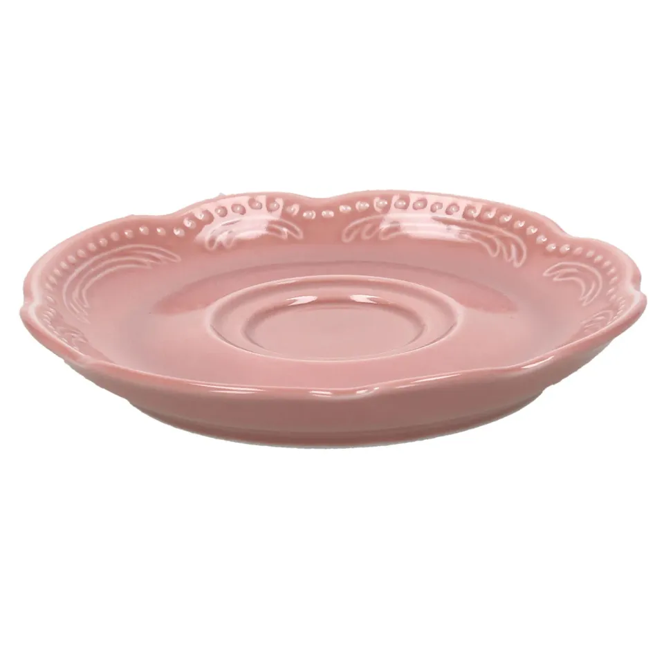 Tognana Charme Piattino Caffè 12 cm Rosa Cipria 6 pezzi