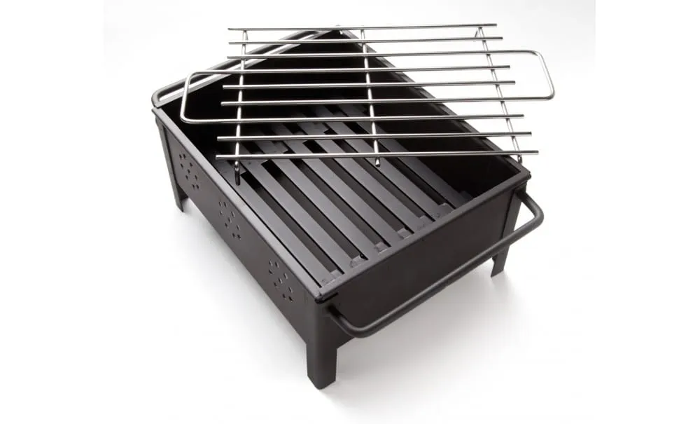 Showbar Mini Barbecue da tavolo 25x20 cm griglia carbone portatile