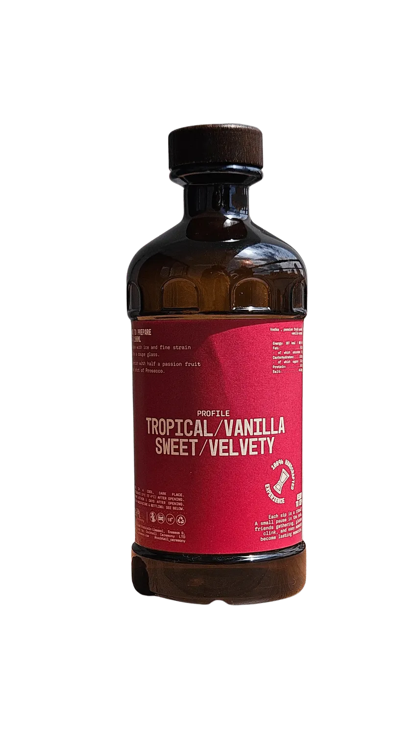 Cocktail Ceremony Passion Fruit Sour ready to drink tropicale