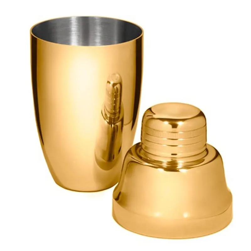 Showbar Lorraine Cobbler shaker 500 ml oro acciaio