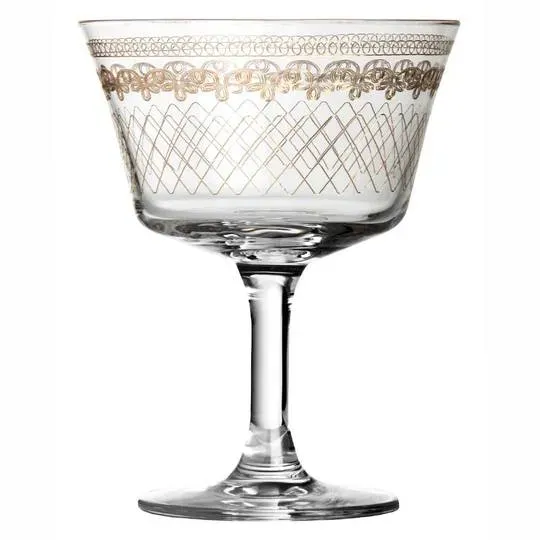 Urban Bar 1910 Fizz Gold coppa cocktail 20 cl 6 pezzi oro