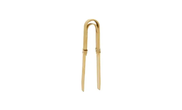 Showbar Mini Pinza Bamboo pinzetta 7 cm 10 pezzi finger food