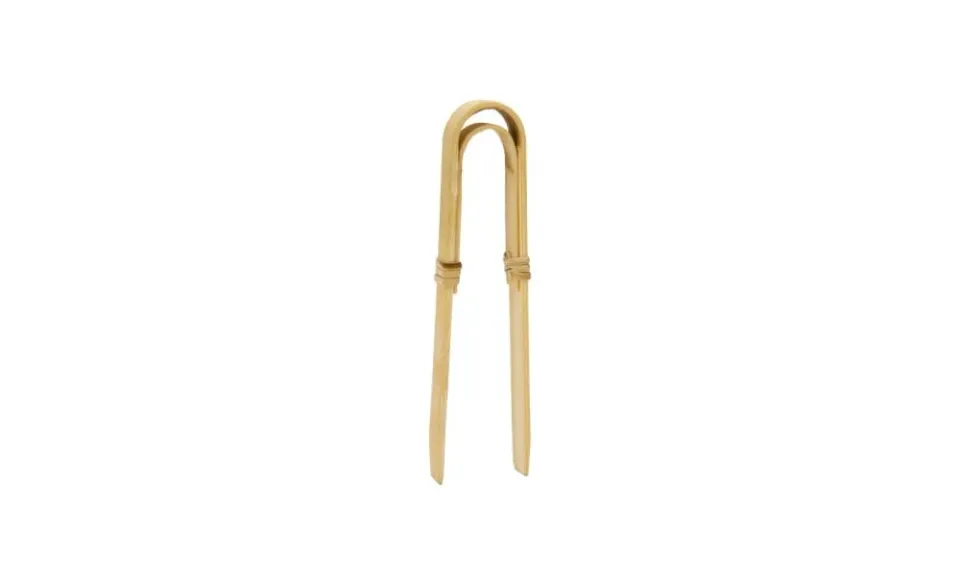 Showbar Mini Pinza Bamboo pinzetta 7 cm 10 pezzi finger food