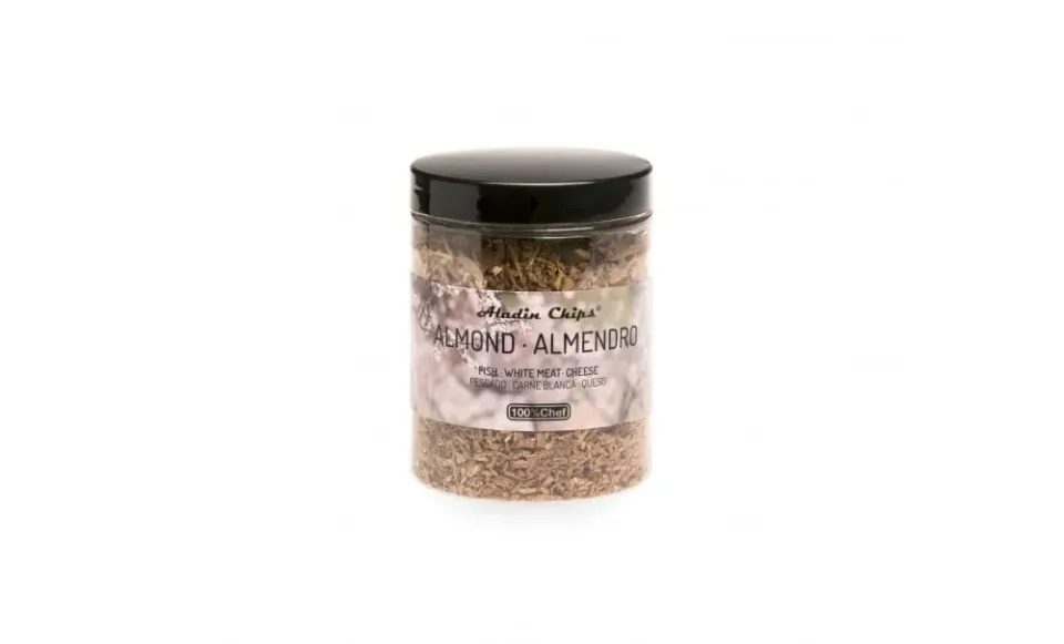 Aladin Trucioli Legno Mandorlo 80g per Affumicatura Dolce