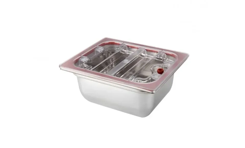 Showbar Brickvac Contenitore Sottovuoto Inox GN 1/2 5,6 L