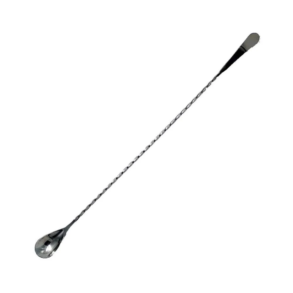 Cocktail Ceremony Flat bar spoon acciaio 30 cm argento