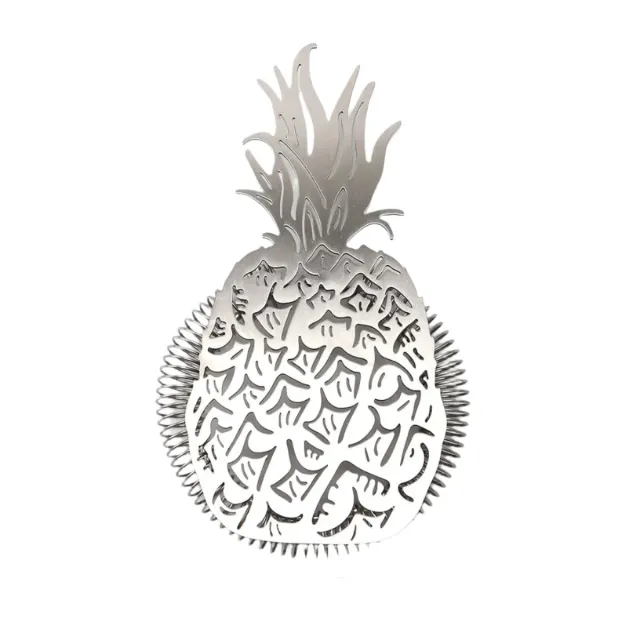 Cocktail Ceremony Art Strainer Pineapple colino ananas acciaio
