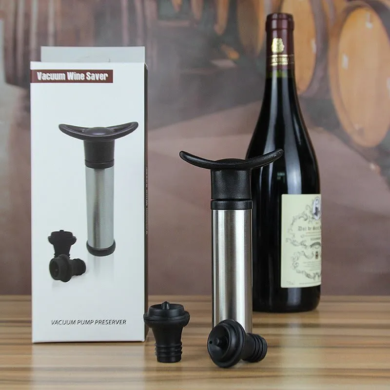 Cocktail Ceremony Wine Pump pompa vino 1 pompa 2 tappi
