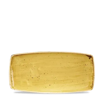 Showbar Stonecast Giallo Senape vassoio 29,5x15 cm 6 pezzi