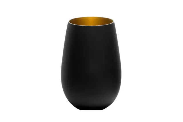Stölzle Olympic Black Gold bicchiere acqua 6 pezzi nero