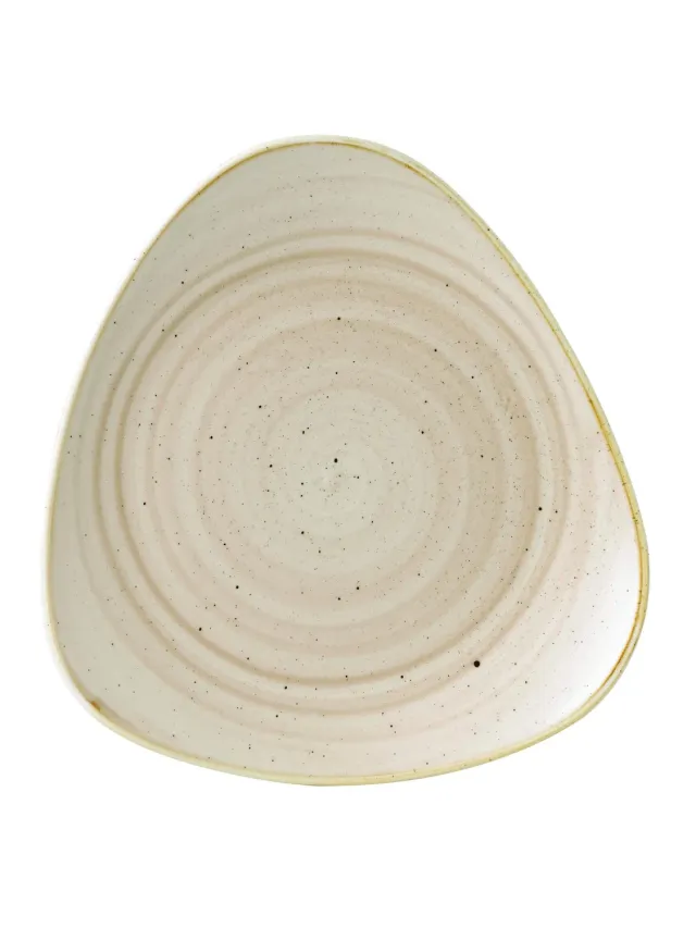 Showbar Stonecast Nutmeg Cream Piatto Triangolare 31cm 6 Pezzi
