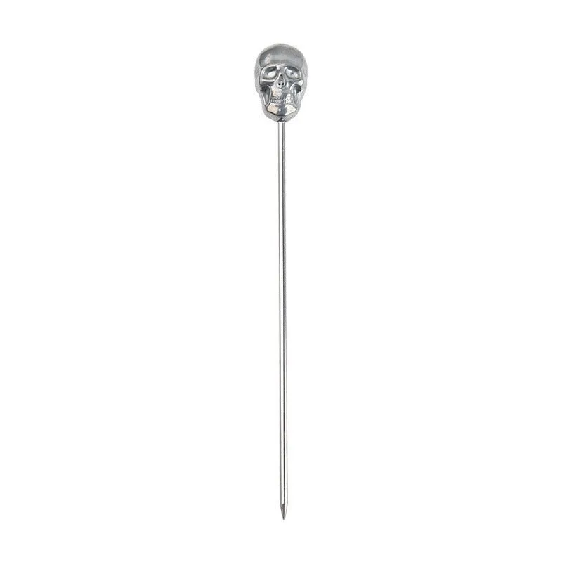 Cocktail Ceremony Skull picks acciaio set 10 pezzi 11 cm