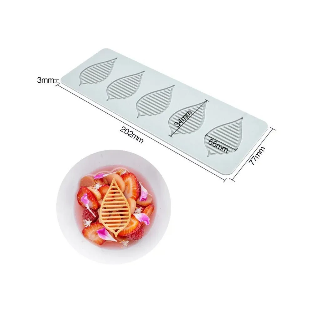 Cocktail Ceremony Leaf stampo silicone foglia decorazioni