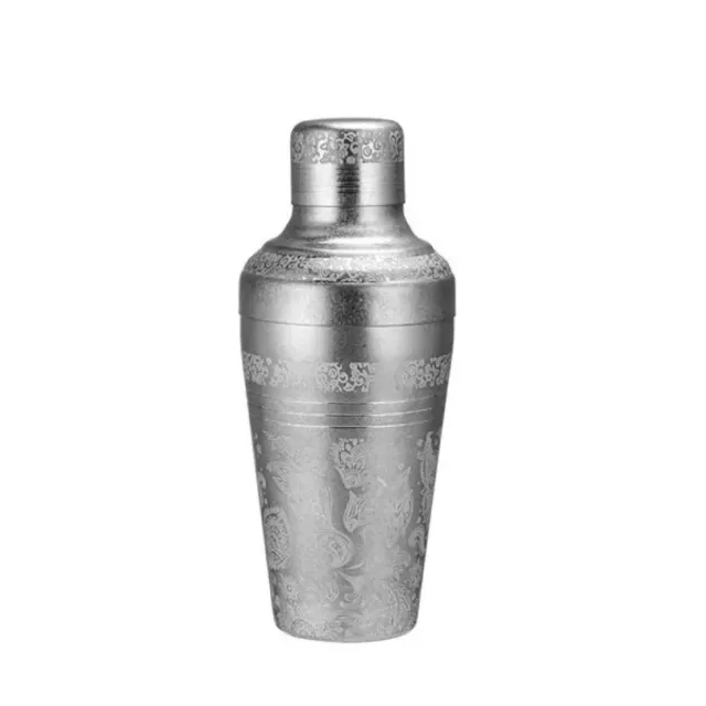 Cocktail Ceremony Vintage shaker cobbler argento acciaio inox