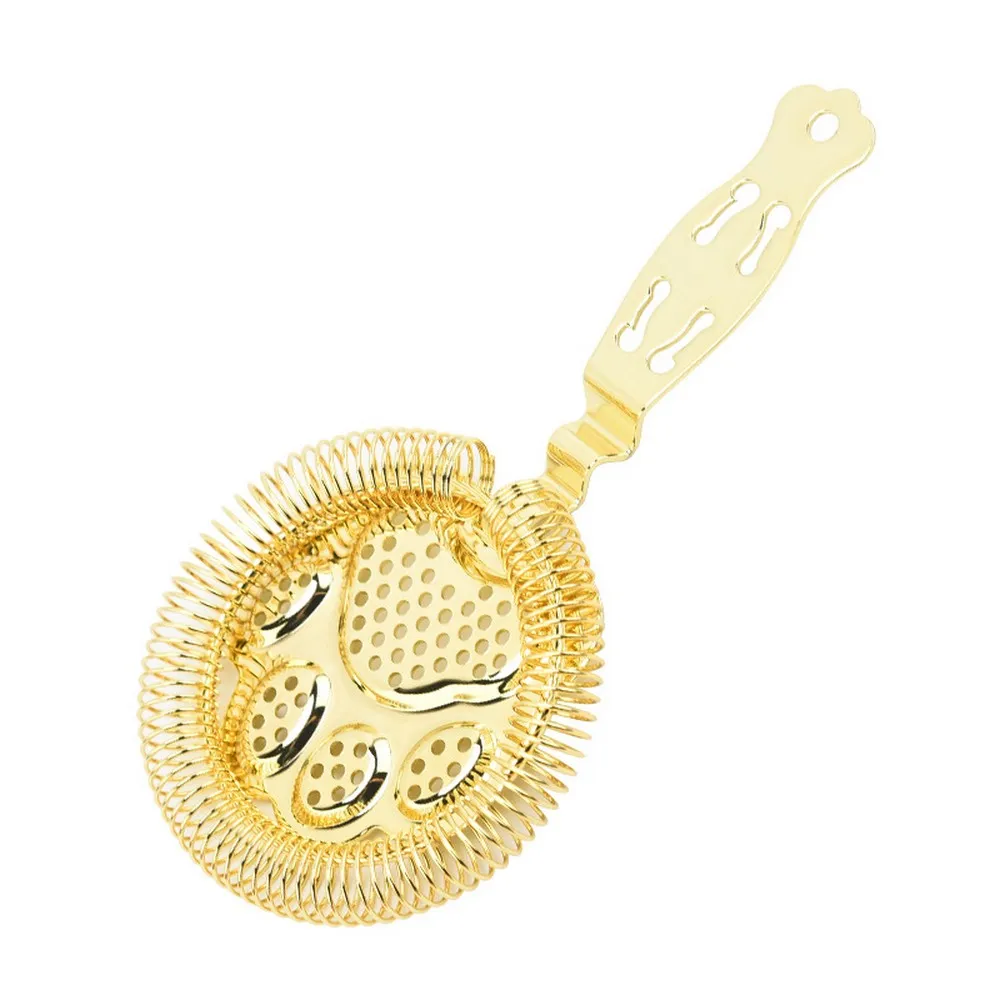 Cocktail Ceremony Bear Paw strainer hawthorne nero acciaio