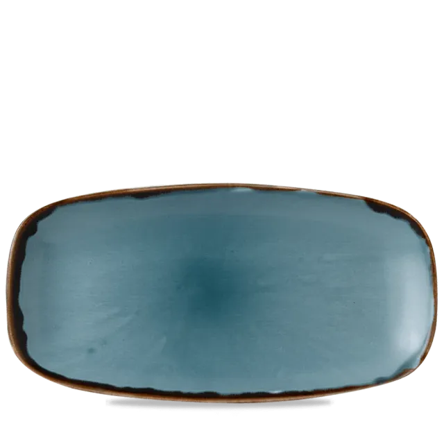 Showbar Harvest Blue Piatto Oblungo 35,5x18,9cm 6 Pezzi