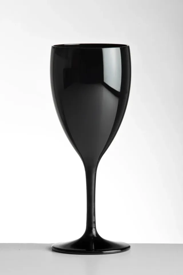 Showbar Calice Vino 34 cl Bicchiere Nero 24 pz infrangibile