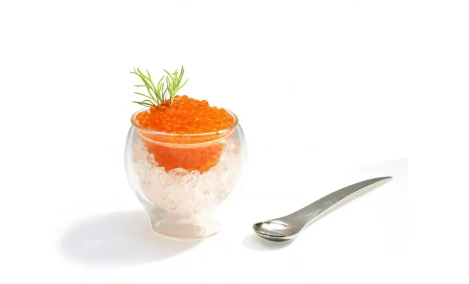 Mini bicchiere Caviar vetro 80+30ml degustazione