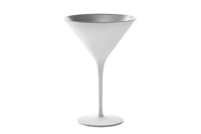 Stolzle Olympic White Silver coppa cocktail 6 pezzi