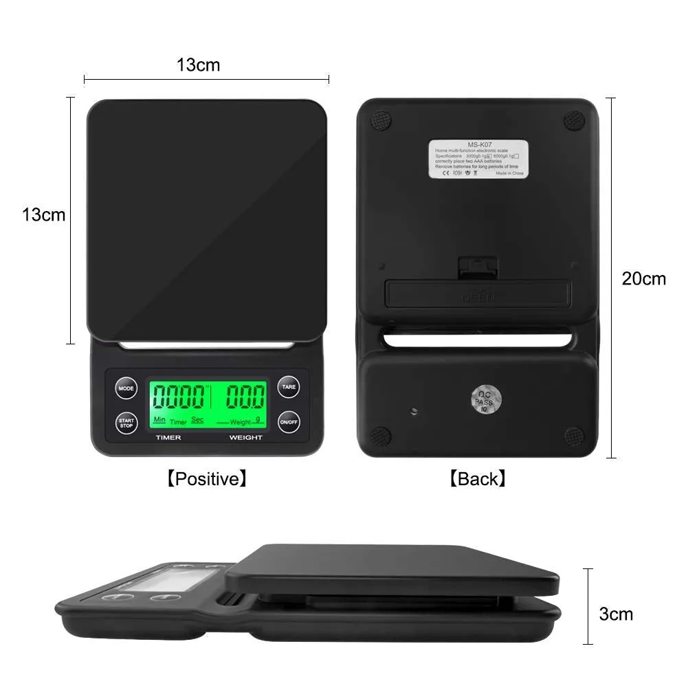 Cocktail Ceremony Bilancia Barista elettronica 0,1g nera 5kg