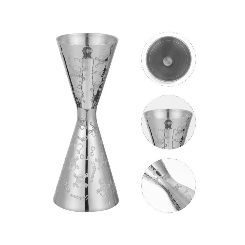 Cocktail Ceremony Mr Slim Skull jigger 30/60 ml acciaio