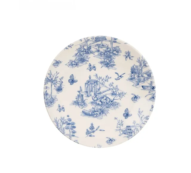 Churchill Vintage Prints piatto fondo 22,5 cm Prague 6 pz