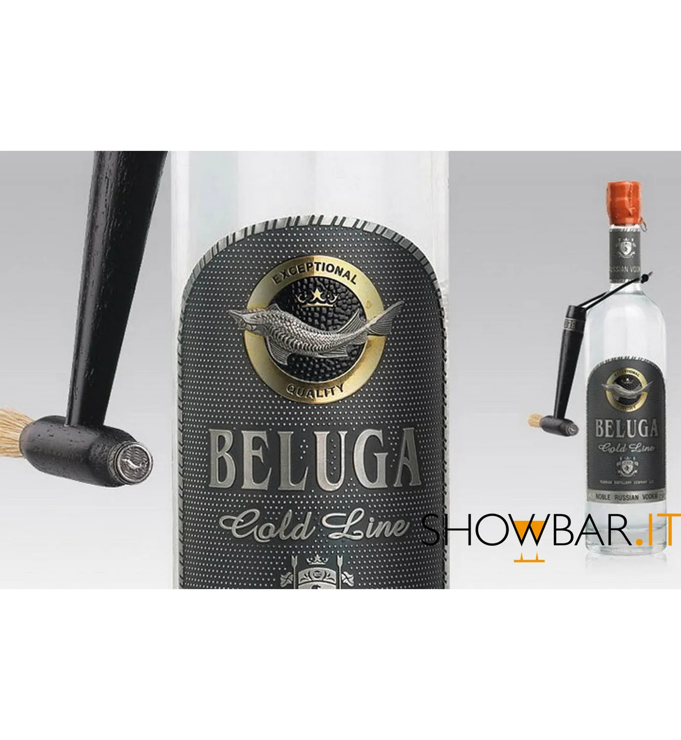 Beluga Gold Line vodka russa bottiglia premium