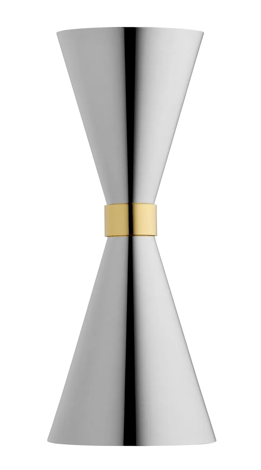 Showbar Mr Slim V-Jigger misurino 60-90 ml argento oro