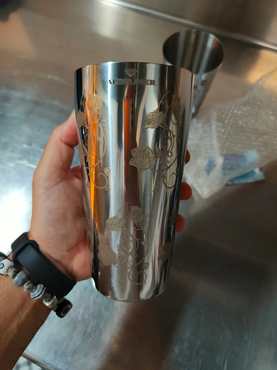 Apolliner Boston 8.0 Shaker Cocktail Acciaio 750ml