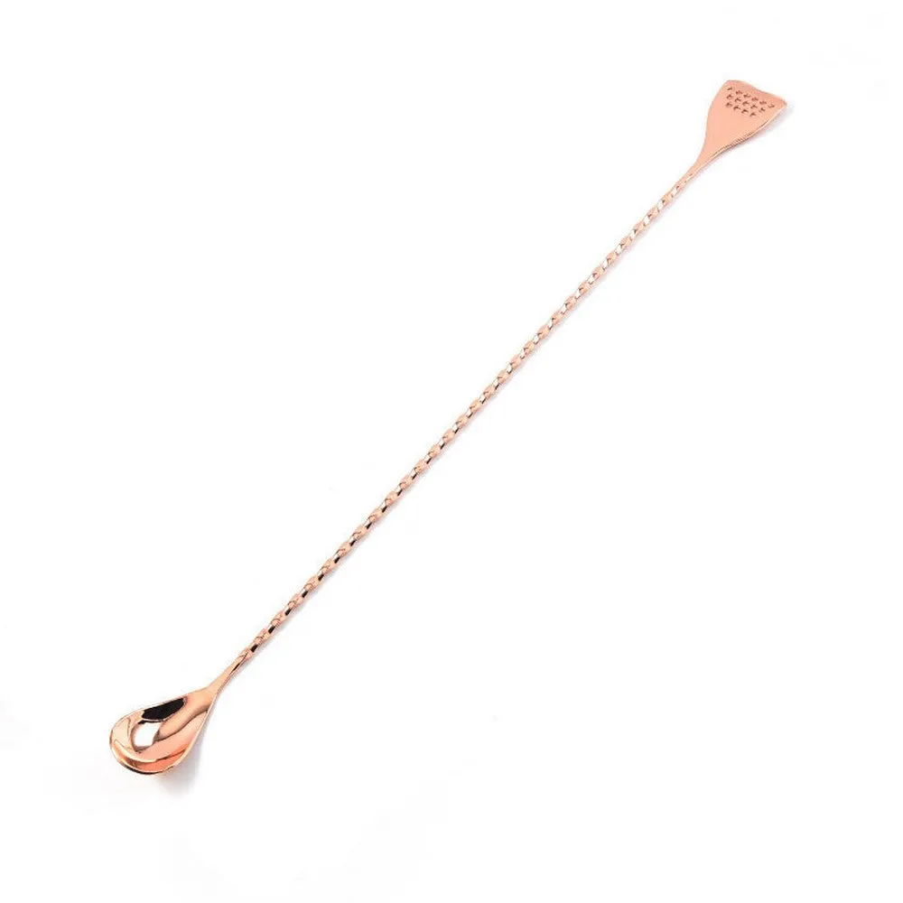 Cocktail Ceremony Strainer bar spoon acciaio 30 cm argento