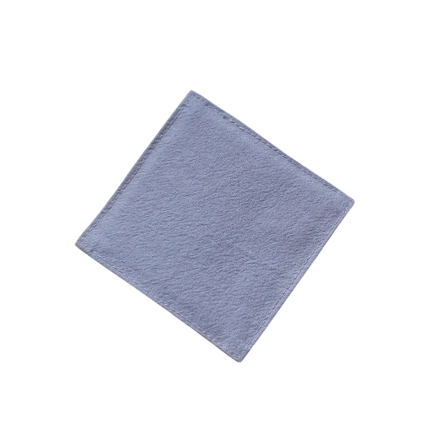 Cocktail Ceremony sottobicchiere cotone grigio 9x9 cm