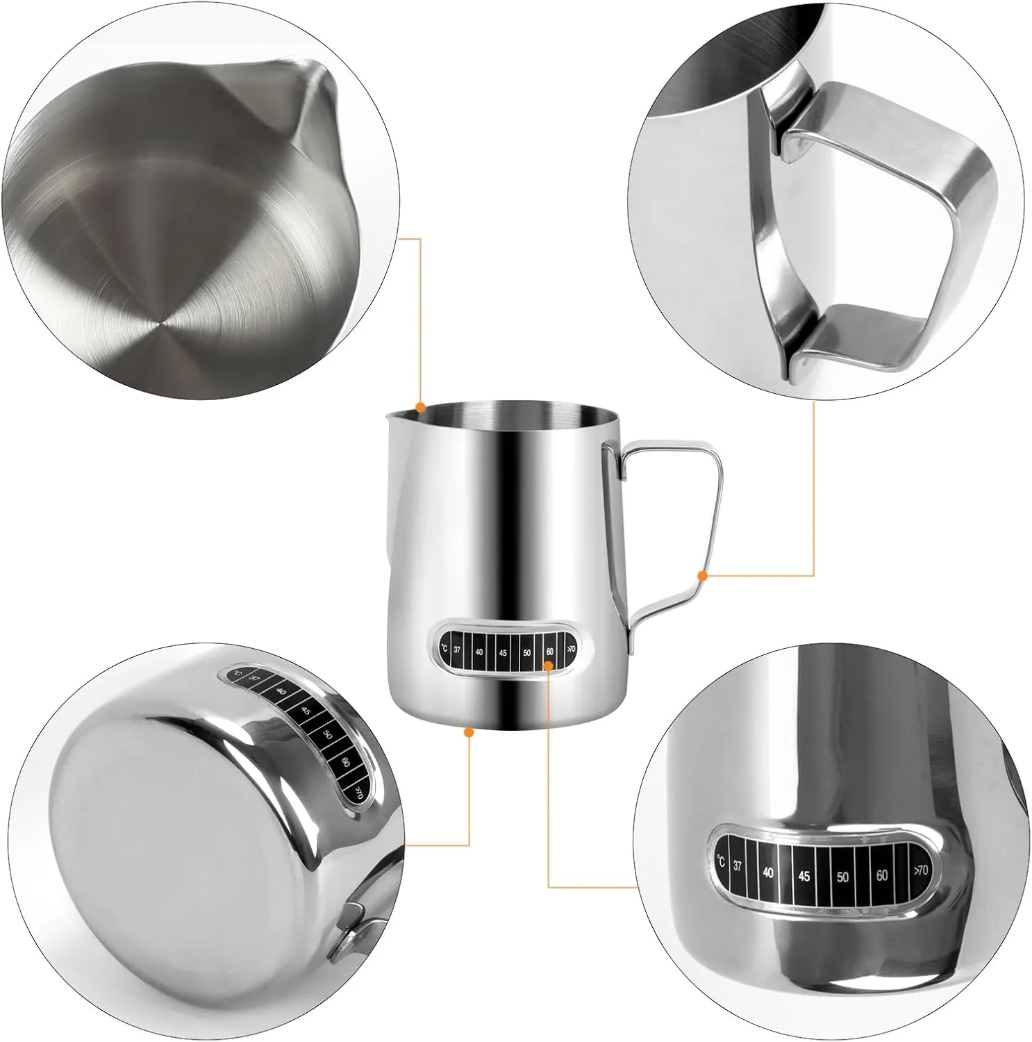 Cocktail Ceremony Pitcher lattiera termometro 350 ml