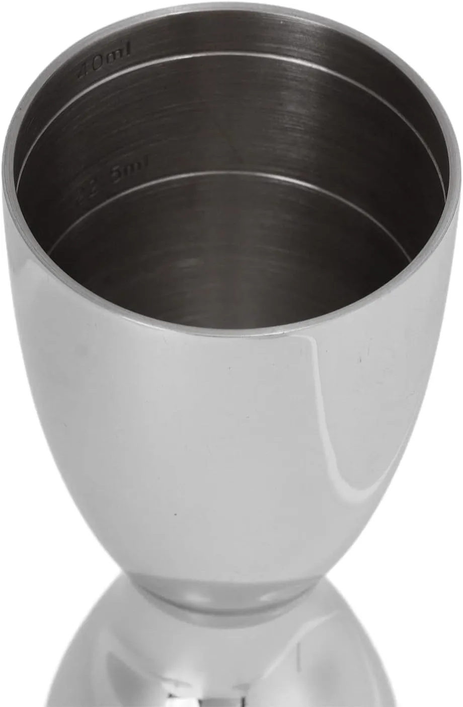 Cocktail Ceremony Hourglass jigger 30/50 ml nero acciaio