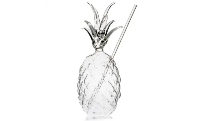 Showbar Ananas bicchiere tiki vetro 300ml h 23cm