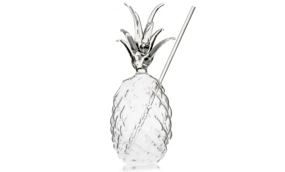 Showbar Ananas bicchiere tiki vetro 300ml h 23cm