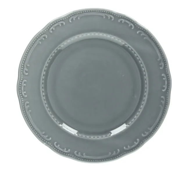 Tognana Vecchio Vienna Charme piatto piano 28 cm 6 pezzi grigio