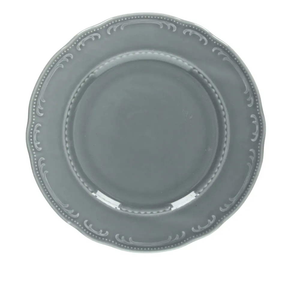 Tognana Vecchio Vienna Charme piatto piano 28 cm 6 pezzi grigio