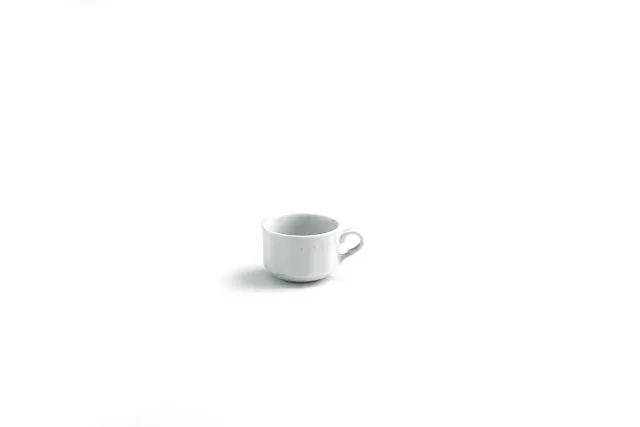 Tognana Vecchio Wienna Tazza Caffè 105 ml Bianco 6 Pezzi Impilabile