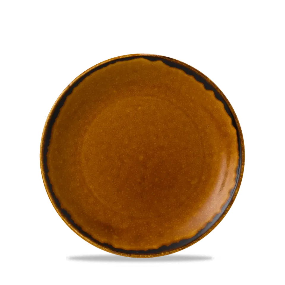 Showbar Harvest Brown Small Coupe piatto 16,5 cm 6 pz
