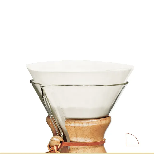 Chemex FC-100 Filtri Carta Tondi Confezione Originale
