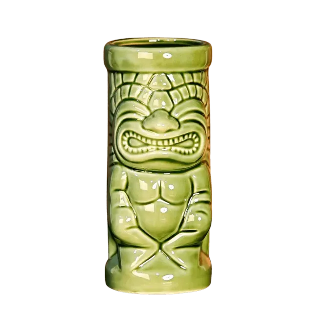 Cocktail Ceremony War God Green tiki mug 450ml ceramica
