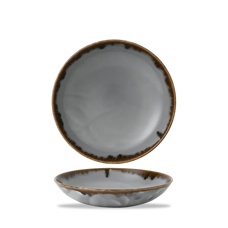 Churchill Harvest Coupe Bowl 24,8 cm Grey 6 pezzi