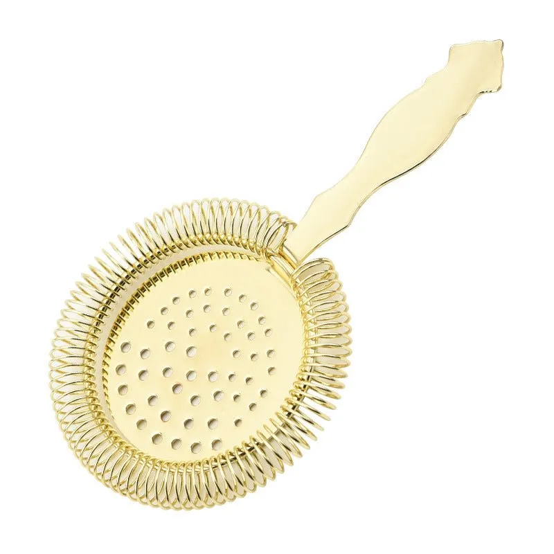 Cocktail Ceremony Vintage strainer Hawthorne acciaio argento